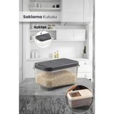 Orvila Çok Amaçlı Saklama Kabı 7.5lt Multibox- Erzak Bakliyat Deterjanlık Saklama Kutusu - Çok Renkli
