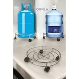 Orvila Damacana ve Tüp Taşıma Aparatı Metal - 30 cm Krom