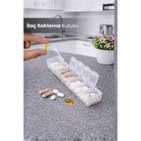 Orvila Haftalık Günlük Vitamin Hap Ilaç Saklama Kutusu