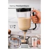 Orvila Hamur Porsiyonlayıcı Pankek Dağıtıcı Dökme Aparatı 900 ml - Çok Renkli