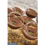 Orvila Kadeh Ayaklı Plastik Magnolia Tatlı Sunum Bardağı | 6lı Mika Magnolya Kasesi (CAM DEĞİLDİR)