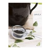 Orvila Metal Çay Süzgeci - Bardak Üstü Paslanmaz Metal Çay Süzgeçi