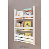 Orvila Orvila 3 Katlı Duvara Monte Edilebilir Kitaplık 83X60cm