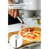 Orvila Orvila Çelik Saplı Pizza Ve Hamur Kesici Rulet