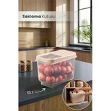 Orvila Orvila Çok Amaçlı Saklama Kabı 10Lt Multibox- Erzak Bakliyat Deterjanlık Saklama Kutusu
