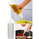 Orvila Orvila Master Chef 700Ml Sızdırmaz Kapaklı Şeffaf Yağdanlık Sirke Ketçap Mayonez Sosluk