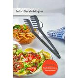 Orvila Orvila Yanmaz Yapışmaz Yüksek Isıya Dayanıklı Makarna Ve Salata Servis Maşası