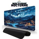 Oryn Nature Nocturne Edition | 90X40 cm Gaming Mousepad - (3mm Kalınlık) - Koyu Mavi