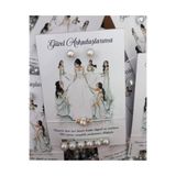 ORYO İNCİ TOKA + iNCİ KÜPE + İNCİ ŞANS BİLEKLİĞİ 32 ADET KINA DÜĞÜN NİKAH NİŞAN HATIRASI
