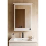 Orysa Design AD-2 Banyo Dolabı, Tek Kapaklı Lavabo Üstü Aynalı Banyo Dolabı - Beyaz
