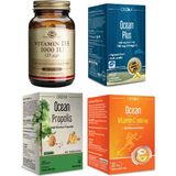 Orzax Balık Yağı 1200MG 30 Kapsül+Propolis Sprey 20 Ml+C Vitamini 30 Tablet+ Solgar D3 Vitamini 100 Kapsül