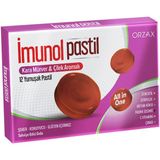 Orzax Imunol Karamürver ve Çilek Aromalı Pastil - Kara Mürver