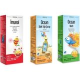 Orzax Imunol Ocean Portakal Balık Yağı Şurup+ Multi Şurup+ Imunol Şurup - 1