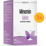 Orzax Minomin 3x60 Tablet