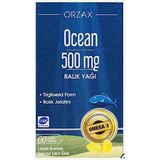Orzax Ocean 500 Mg Saf Balık Yağı - Limon