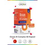 Orzax Ocean B Complex 60 Kapsül Takviye Edici Gıda 850071952995