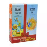 ORZAX Ocean Balık Yağı Portakal Aromalı 150 Ml + Vitamin Mineral Portakal Aromalı150 Ml