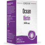 Orzax Ocean Biotin Kapsül Takviye Edici Gıda 5000 Mcg