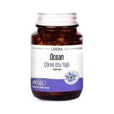 Orzax Ocean Çörek Otu Yağı 60 Kapsül - 3 Adet (Toplam 180 Kapsül) Soğuk Sıkım Takviye Edici Gıda Türkiye Menşeli