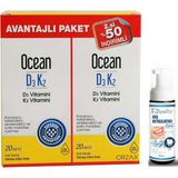 Orzax Ocean D3 K2 20 Ml Takviye Edici Gıda Lı Paket - Diş Beyazlatıcı Köpük