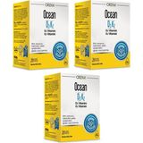 Orzax Ocean D3 K2 Damla 20 ml 3 Adet Türkiye Menşeli D3 ve K2 Vitamin Takviyesi