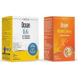 Orzax Ocean D3 K2 Damla 20 ml + Ocean Vitamin C 1000 Mg 30 Tablet - Aromalı