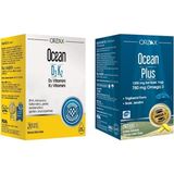 Orzax Ocean D3K2 Damla 20 ml + Ocean Plus 50 Kapsül - Limon