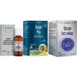 Orzax Ocean Extramag Magnezyum 30 Tablet Takviye Edici Gıda + Vefa D3 K2 + Orzax Ocean Plus 1200 mg 30 Kapsül