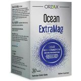 Orzax Ocean Extramag Üçlü Kombinasyon Takviye Edici Gıda 30 Tablet - Magnezyum Sitrat, Malat Ve Bisglisinat İçeren Zengin Formül