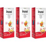 Orzax Ocean Imunol Ballı Çilek Aromalı Şurup 150 ml 3 Kutu Ekinazya Propolis C Vitamini Çinko İçerir