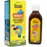 Orzax Ocean Multivitamin & Balık Yağı Şurup Ballı - Portakal Aromalı 150 ml (2 Adet)