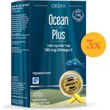 Orzax Ocean Plus Omega 3 Balık Yağı 1200 Mg 30 Kapsül - 3 Adet (Toplam 90 Kapsül)
