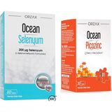 Orzax Ocean Selenyum 200 Mcg 60 Tablet + Ocean Picozinc Çinko Pikolinat 30 Tablet - Aromalı