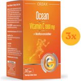 Orzax Ocean Vitamin C 1000 Mg 30 Tablet - 3 Adet (Toplam 90 Tablet)