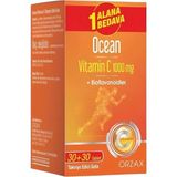 Orzax Ocean Vitamin C 1000 mg 30+30 Tablet 1 Alana 1 Bedava - Aromasız