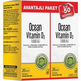 Orzax Ocean Vitamin D3 1000 IU Oral Sprey 20 ml Koruyucu İçerik Yetişkin Kullanımına Uygun