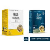 Orzax Ocean Vitamin D3 400 Iu Sprey 20ML+OCEAN 500 Mg Saf Balık Yağı 60 Kapsül