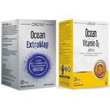 Orzax Ocean Vitamin D3 600 Lu Sprey 20 ml + Orzax Ocean Extramag Üçlü Magnezyum Kombinasyonu 30 Tablet