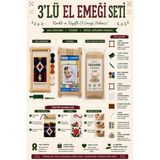 O&S 3lü Elişi Etkinlik Faaliyet Seti, Halı Dokuma Tezgahı, Etamin Kaneviçe, Seramik Hamuru (Kil Çamuru)