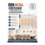 O&S Oyun ve Sanat Eğlen-Üret 11li metal ebeşuar, modelaj seti, seramik hamuru kil çamuru şekillendirme seti