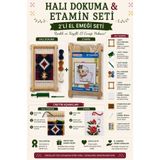O&S Oyun ve Sanat Eğlen-Üret 2li Elişi Etkinlik Faaliyet Seti, Halı Dokuma Tezgahı, Etamin Kaneviçe Seti, elişi hobi