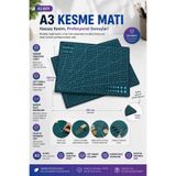 O&S Oyun ve Sanat Eğlen-Üret A3 Kesme Çalışma Matı Pedi, Çalışma Altlığı Mat