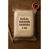 O&S Oyun ve Sanat Eğlen-Üret Seramik Hamuru 4000 gram - 4 kg kil çamuru