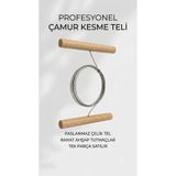 O&S Oyun ve Sanat Eğlen-Üret Seramik Hamuru Kesme telii, Kil Çamuru Kesme ipi Teli, Oyun Çamuru Kesme Aleti.
