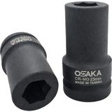 Osaka 1" Altı Köşe Havalı Derin Lokma 23 mm - Renkli