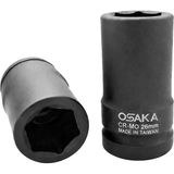 Osaka 1" Altı Köşe Havalı Derin Lokma 26 mm - Renkli