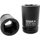 Osaka 1" Altı Köşe Havalı Derin Lokma 36 mm - Renkli