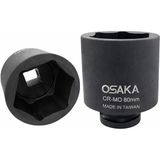 Osaka 1" Altı Köşe Havalı Derin Lokma 80 mm - Renkli