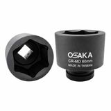 Osaka 1 inç 60 mm Altı Köşe Havalı Lokma