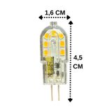 Osaka 12V 3W G4 LED Kapsül Ampul, Sarı Işık (3000K)